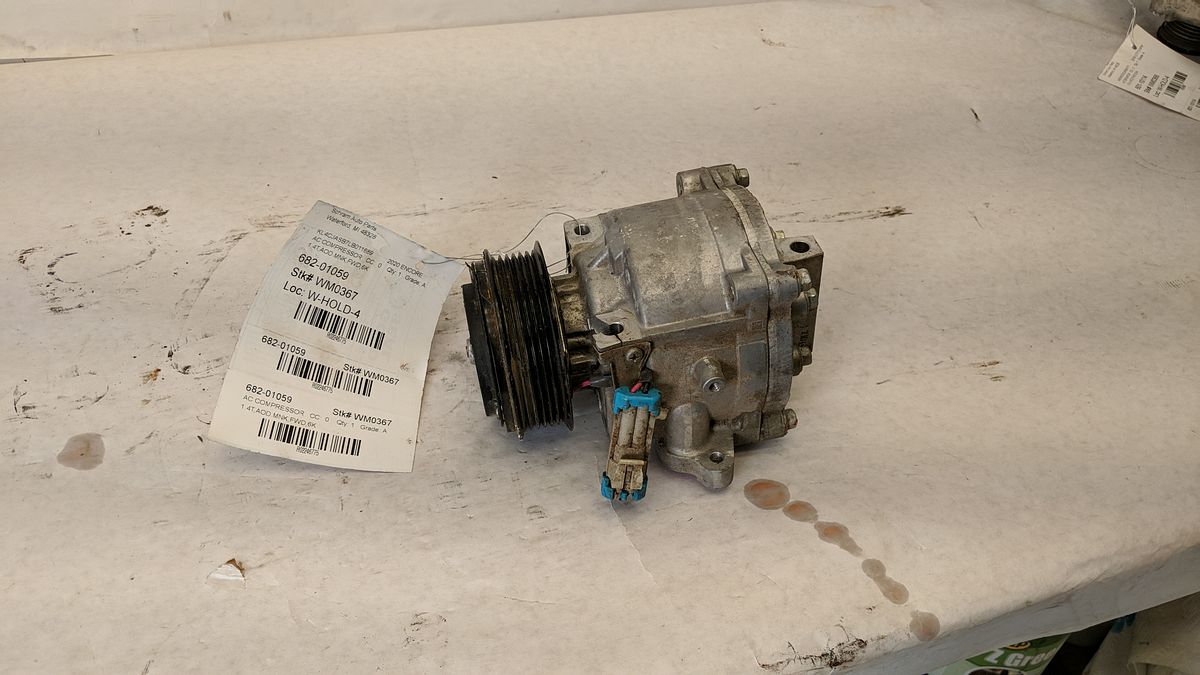 2020 SONIC AC Compressor w/o thermal protection switch